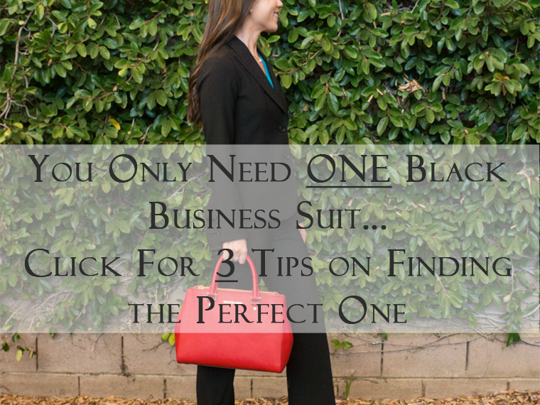 Theory Black Business Suit - You only need ONE black business suit, tips for finding the perfect one for busy petite professionals and how to style a black business suit for interviews. Fit, quality, investment, tailoring reviewed. Theory black business suit. Click to read and pin for later when you interview!