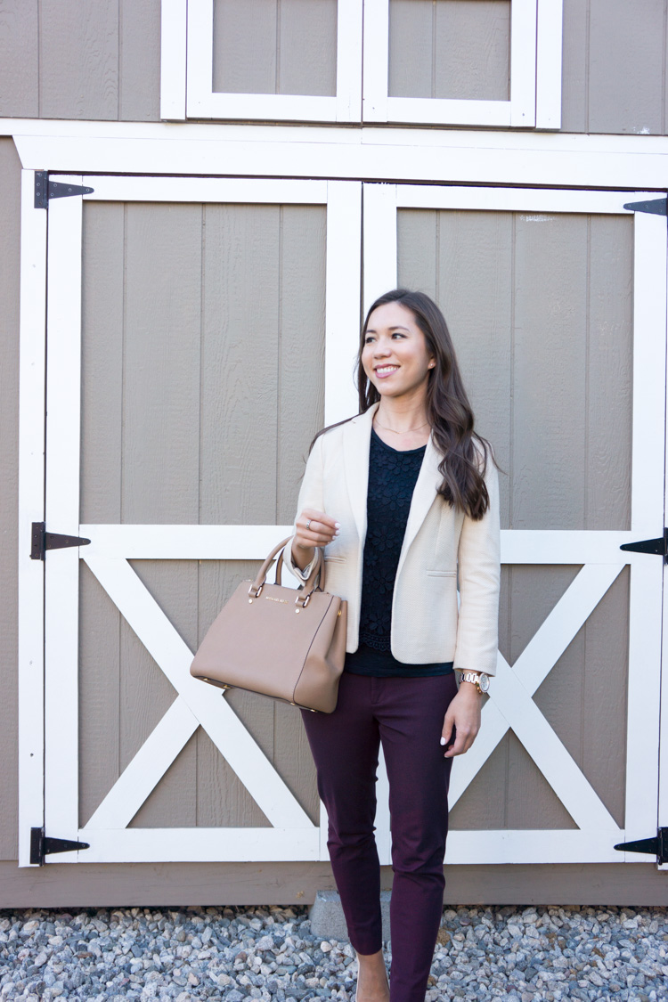 Classics: Banana Republic Sloan Pant & Ann Taylor Blazer - Petite