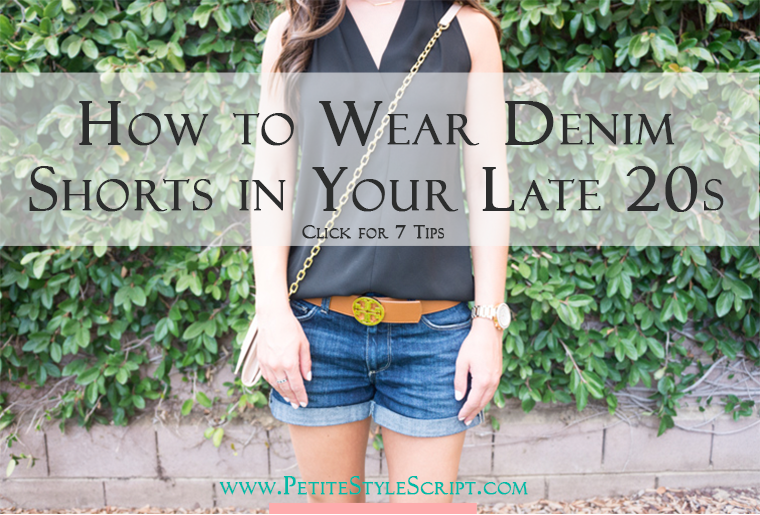 Read how to find and wear denim shorts in your late 20s/early 30s. Ever wonder what goes into finding a denim short that is age-appropriate, stylish and classic for long-term wear? Here I discuss the Paige Jimmy Jimmy Denim Short. Click to read more or pin and save for later!