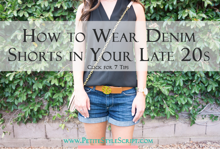 Read how to find and wear denim shorts in your late 20s/early 30s. Ever wonder what goes into finding a denim short that is age-appropriate, stylish and classic for long-term wear? Here I discuss the Paige Jimmy Jimmy Denim Short. Click to read more or pin and save for later!