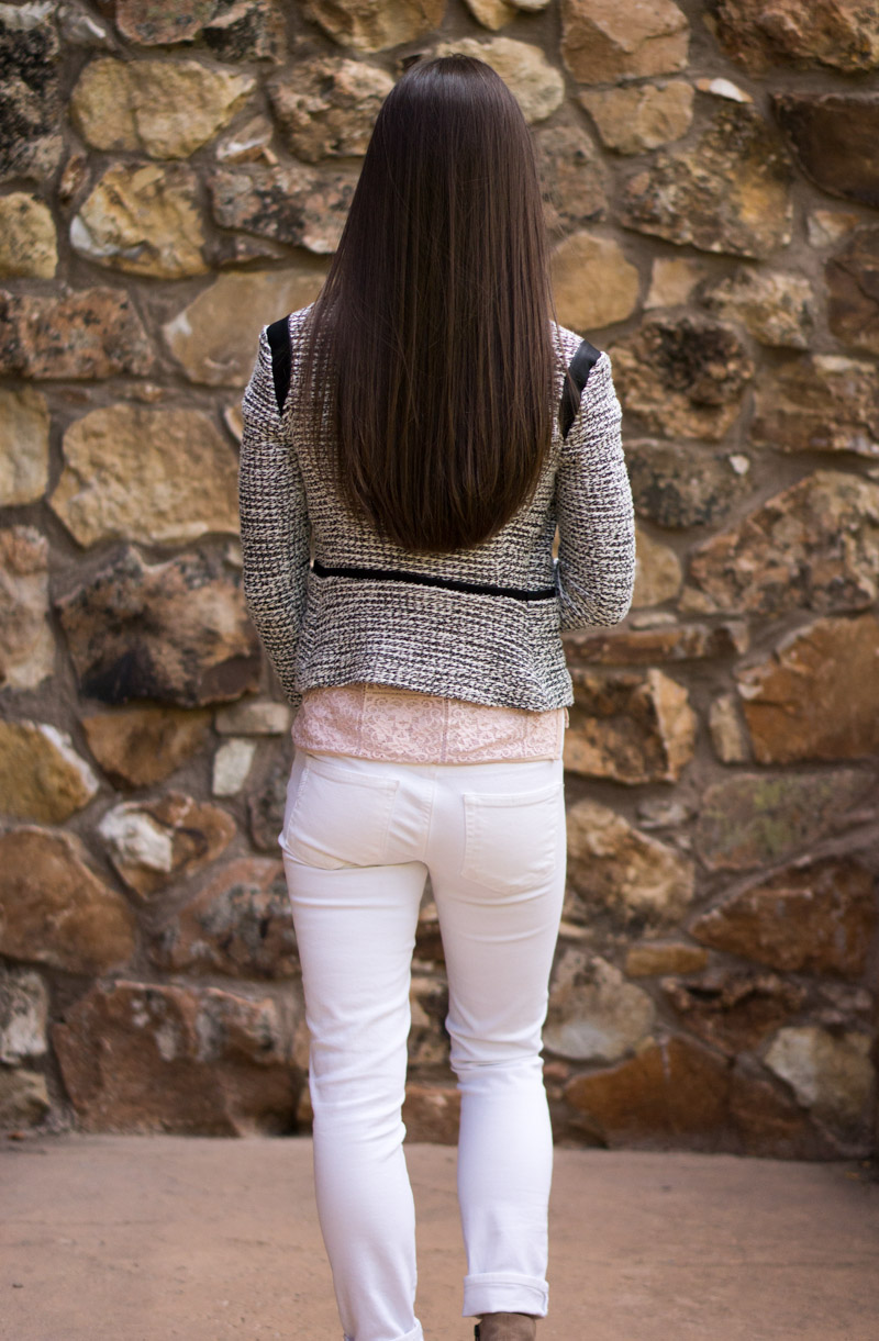 How to Style Banana Republic Tweed Jacket Petite Style Script