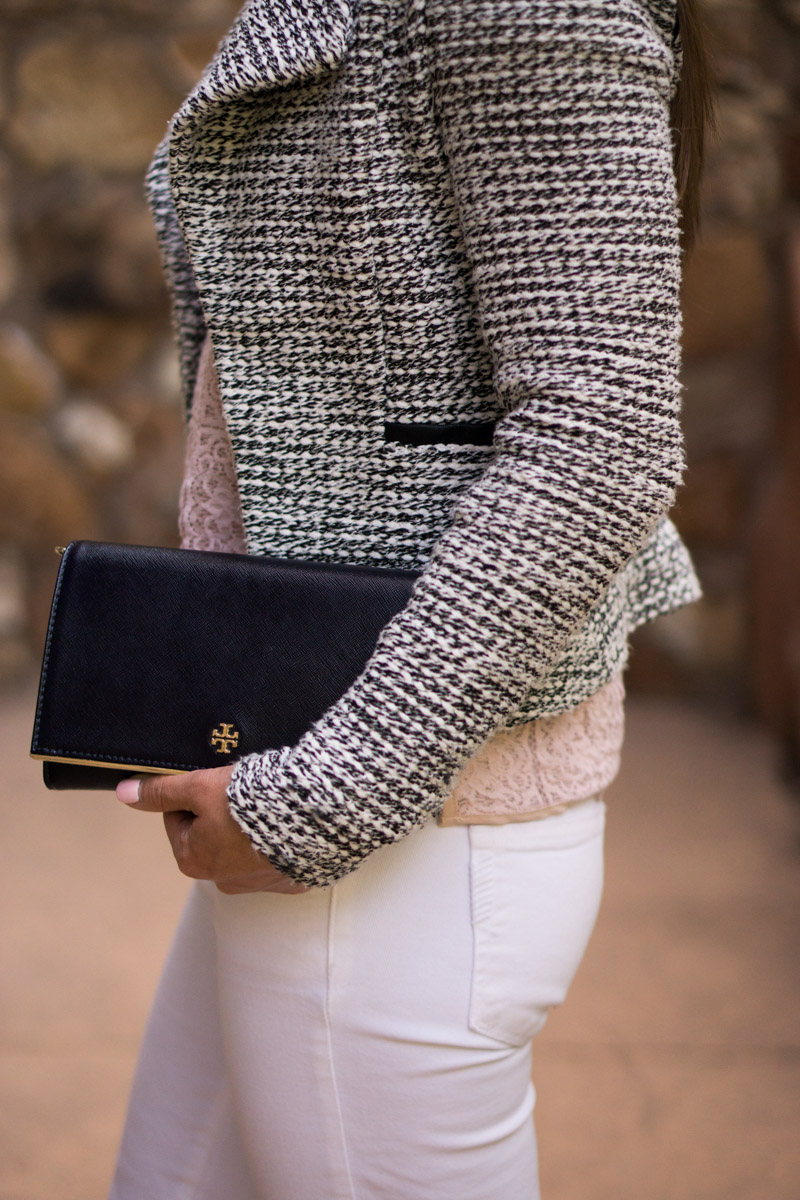 How to Style Banana Republic Tweed Jacket Petite Style Script