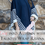Ease into Autumn with Talbots Wrap Ruana