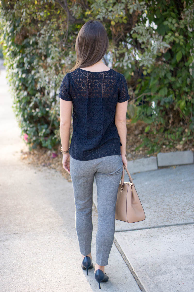 dark grey and navy blue outfits