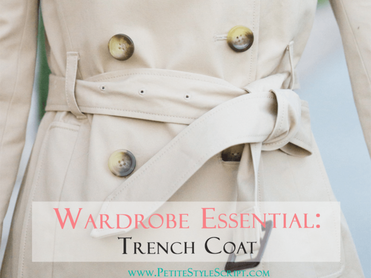 Petite Fashion | Petite Style | Trench Coat Wardrobe Essential Review | Banana Republic burgundy trench coat | J. Crew factory trench coat | 3 Reasons why a trench coat is a wardrobe essential | Finding a petite-friendly trench coat | Click to read more!