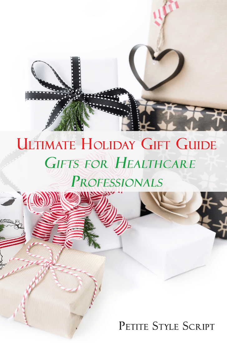 Ultimate holiday gift guide | Gifts for healthcare professionals | My favorites from Wear Figs Scrubs, Atul Gawande, Phone Soap, Etsy and more.