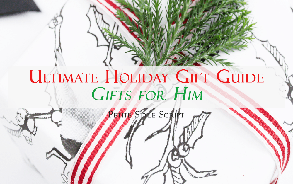 Ultimate holiday gift guide | Gifts for him | My favorites from Nordstrom, Art of Shaving, North Face, Express, eBags, Amazon, Logitech