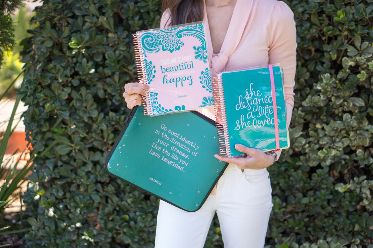 Ultimate Planner Review | Erin Condren | Healthy mind organization stylish, inspirational & customizable life planners & accessories | Carry-all clutch | Stickers