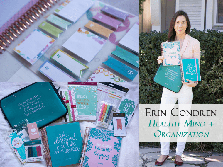 Ultimate Planner Review | Erin Condren | Healthy mind organization stylish, inspirational & customizable life planners & accessories | Carry-all clutch | Stickers