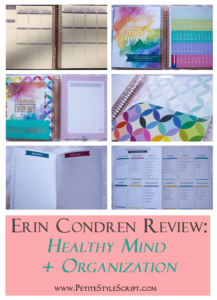 Erin Condren Life Planner & Accessories Review - Petite Style Script