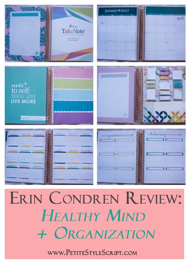 Ultimate Planner Review | Erin Condren | Healthy mind organization stylish, inspirational & customizable life planners & accessories | Carry-all clutch | Stickers