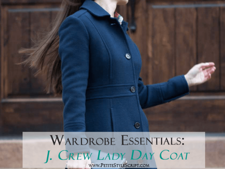 Wardrobe Essentials: J. Crew Lady Day Coat Review | Petite 0 | Petite-friendly fit | Best winter jacket coat | Double-cloth thinsulate