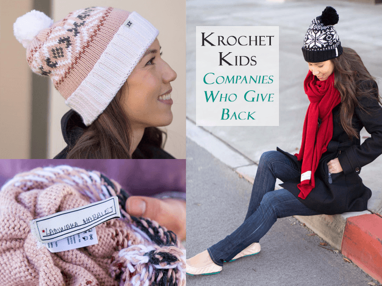 Giving Back Series: Krochet Kids Review | Becks Hat | Dakota Scarf | Crochet hat beanies scarf | Empower women Uganda & Peru | #KnowWhoMadeIt