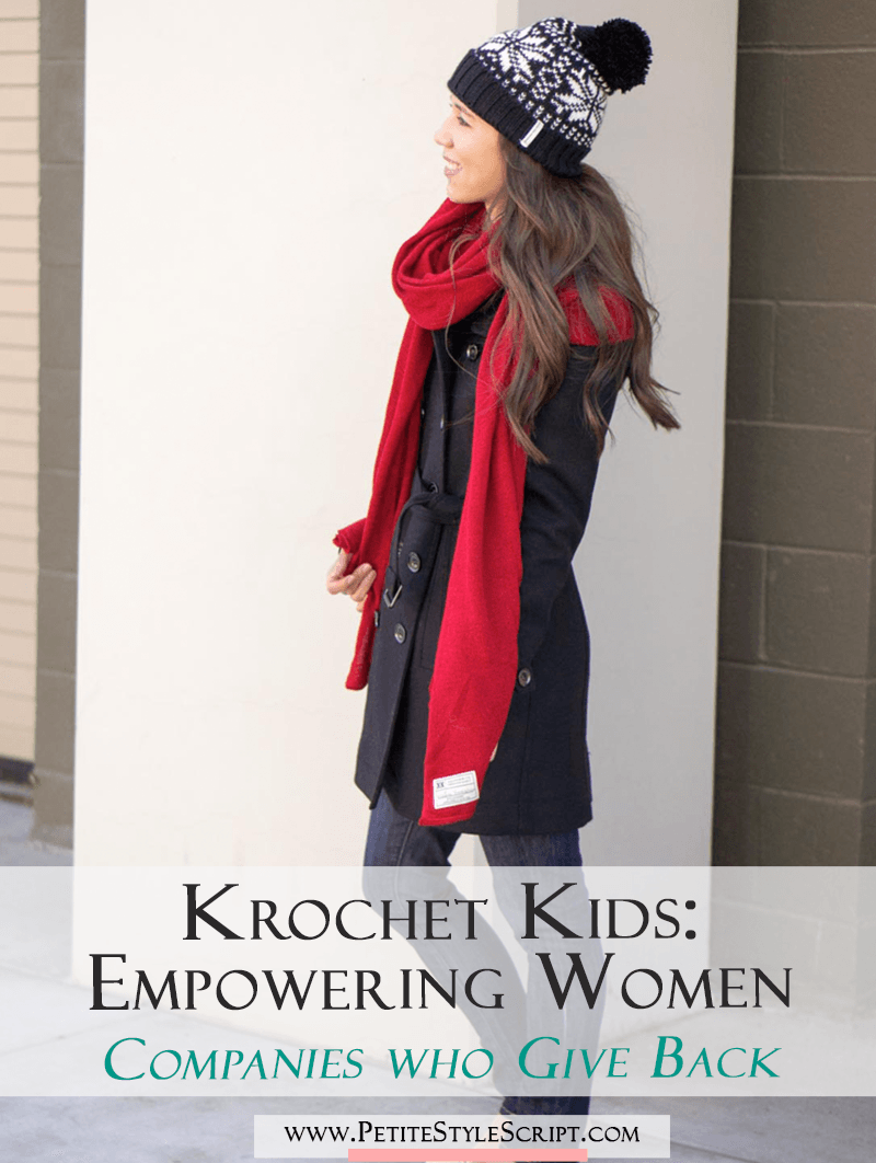 Giving Back Series: Krochet Kids Review | Becks Hat | Dakota Scarf | Crochet hat beanies scarf | Empower women Uganda & Peru | #KnowWhoMadeIt