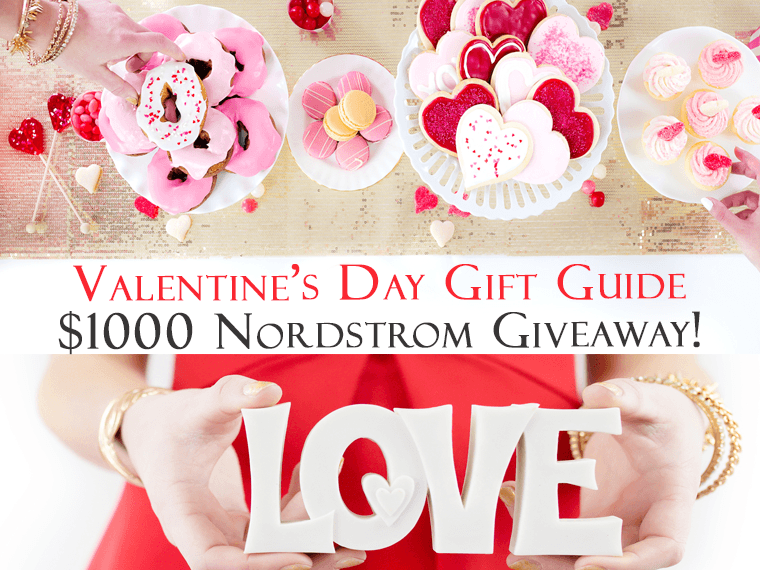 Valentine's Day Gift Guide & Giveaway: Nordstrom | Sheecs socks | Jill-e Designs | Dermalogica | Lette Macarons | Erin Condren | FIGS Scrubs