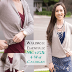 Wardrobe Essentials: Nic+Zoe 4 Way Convertible Cardigan