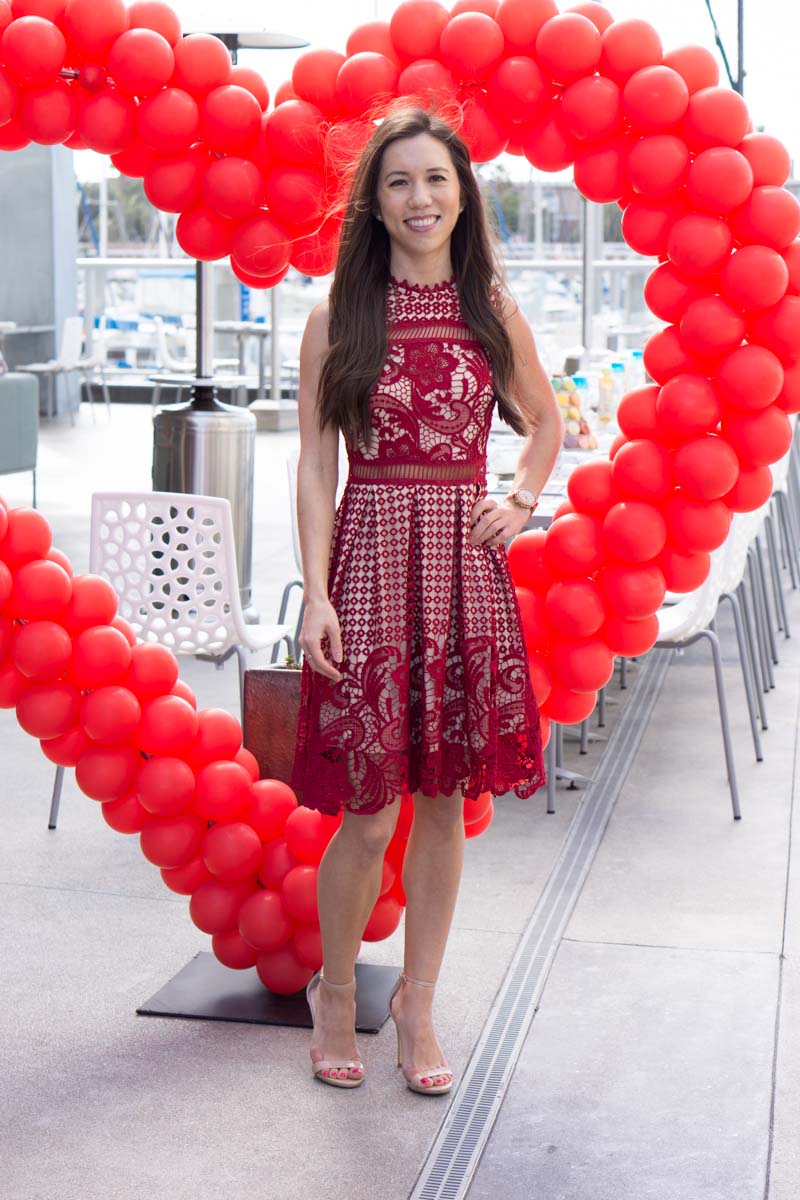 Bloomingdale's Aqua lace dress red | Tieks ballet flats review | Valentine's Day Event Balloon Celebrations | Dermalogica | 'Lette Macarons CORE 