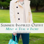 Summer Inspired Mint, Teal & Ivory Outfit