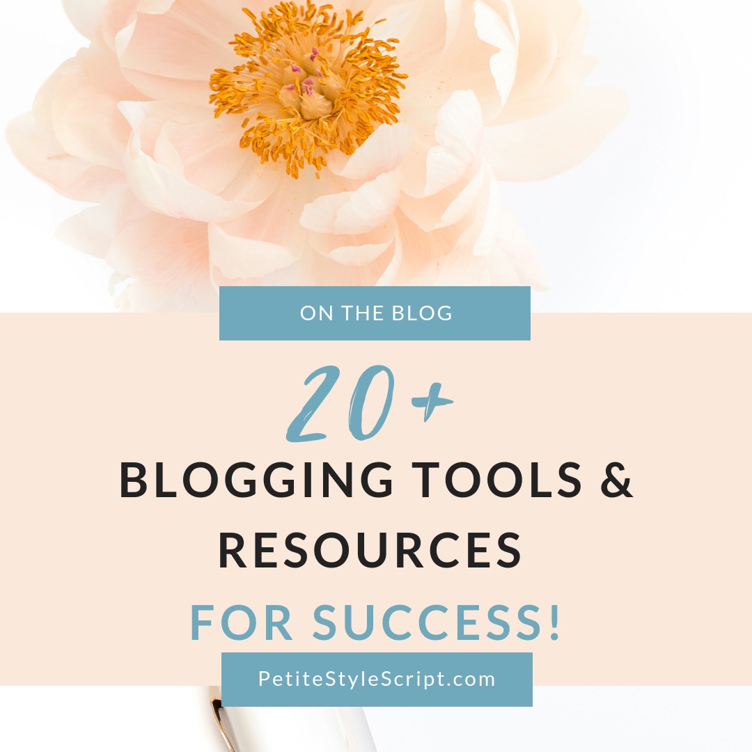 20+ Blogging tools and resources for a successful business blog website, Best Blogging Tools by Dr. Jessica Louie of Petite Style Script. CEO and entrepreneur. Meet Edgar review, Bluchic review, Freshbooks review, Incfile.com review