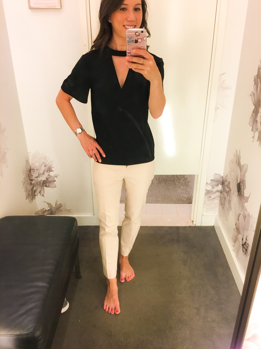 Petite Fit Reviews Ann Taylor LOFT Work Outfit Inspiration