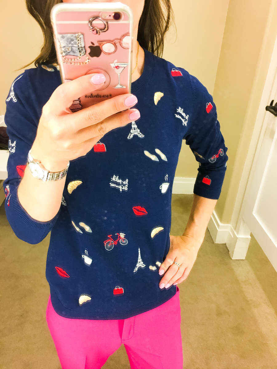 Talbots fall collection review, talbots petite fit, talbots reversible horsebit belt, talbots sweater, talbots parisan style, petite fashion and style blog, #modernclassicstyle