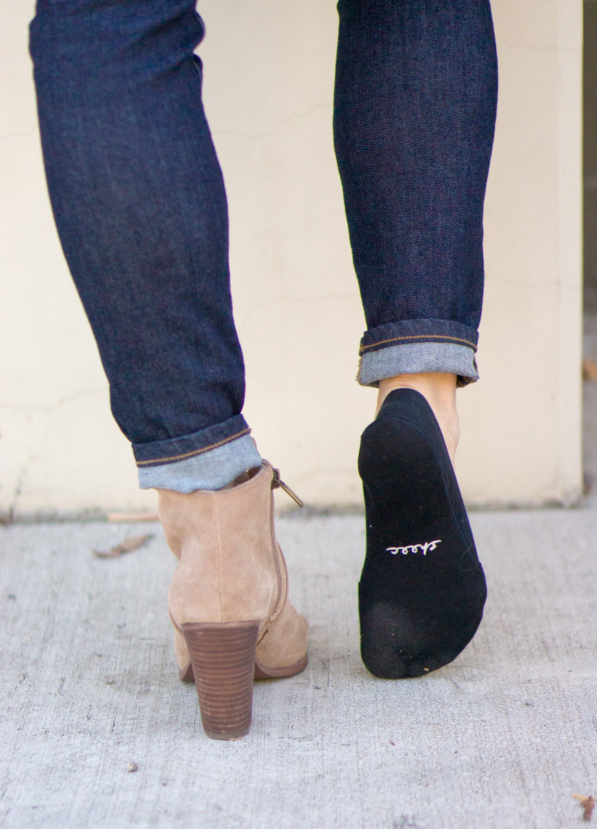 Best Socks for Ankle Booties, Ballet Flats and Tall Riding Boots | Sheec Socks Review | Solehugger Invisicool, Solehugger Invisiwarm, Sockshion, Vince Camuto Franell, Aquatalia & Tieks by Gavrieli