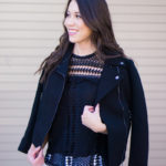 Best Leather Jacket Alternative | Black Twill Moto Jacket