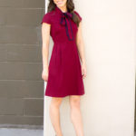 How to Style a Bow Dress | J. Crew Tie-Neck Dress