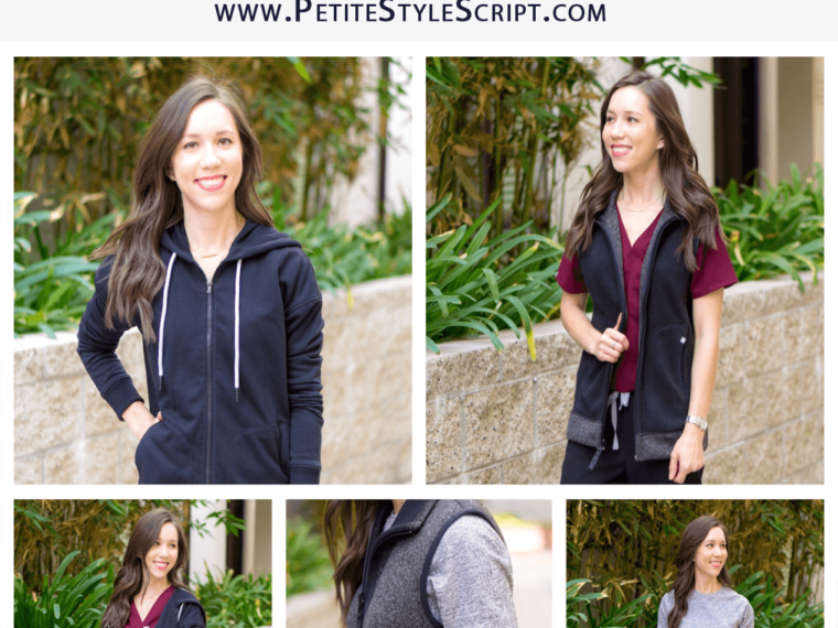 Honest Wear FIGS Scrubs Review | FIGS Cadiz Longsleeve underscrub tee t-shirt | FIGS Casablanca Reversible vest | FIGS Lindi Hoodie | Women’s lifewear | Best Scrubs | Pharmacist | Physician | Doctor | Nurse | Holiday gifts for healthcare professionals | Best longsleeve tee