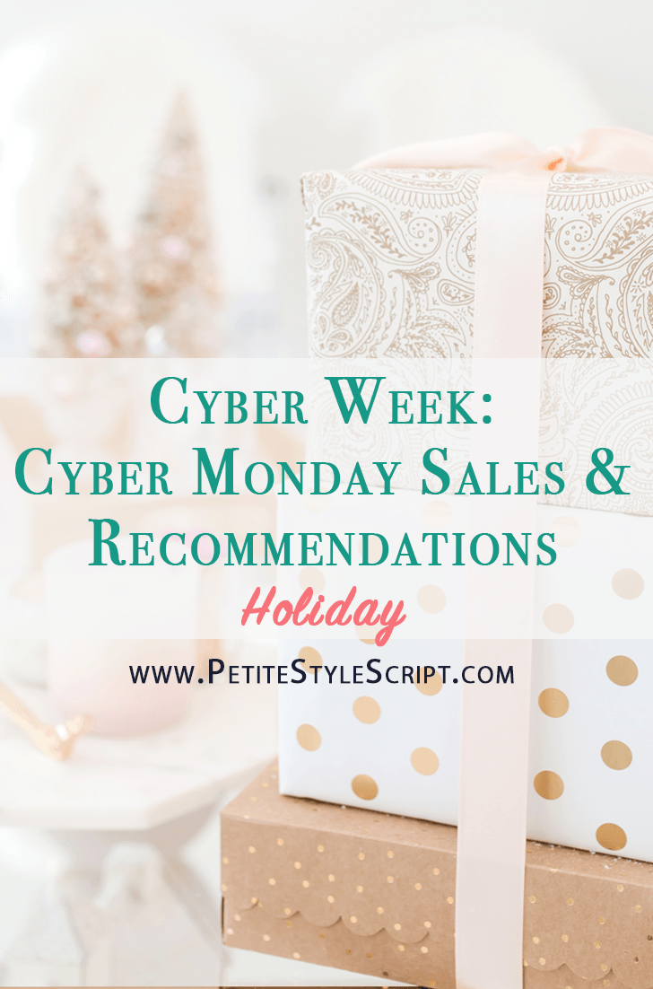 Best Cyber Monday Sales and Deals | Banana Republic outfit inspiration sloan pants work dresses | Macy's wrap dresses | Best petite fashion and style blog blogger