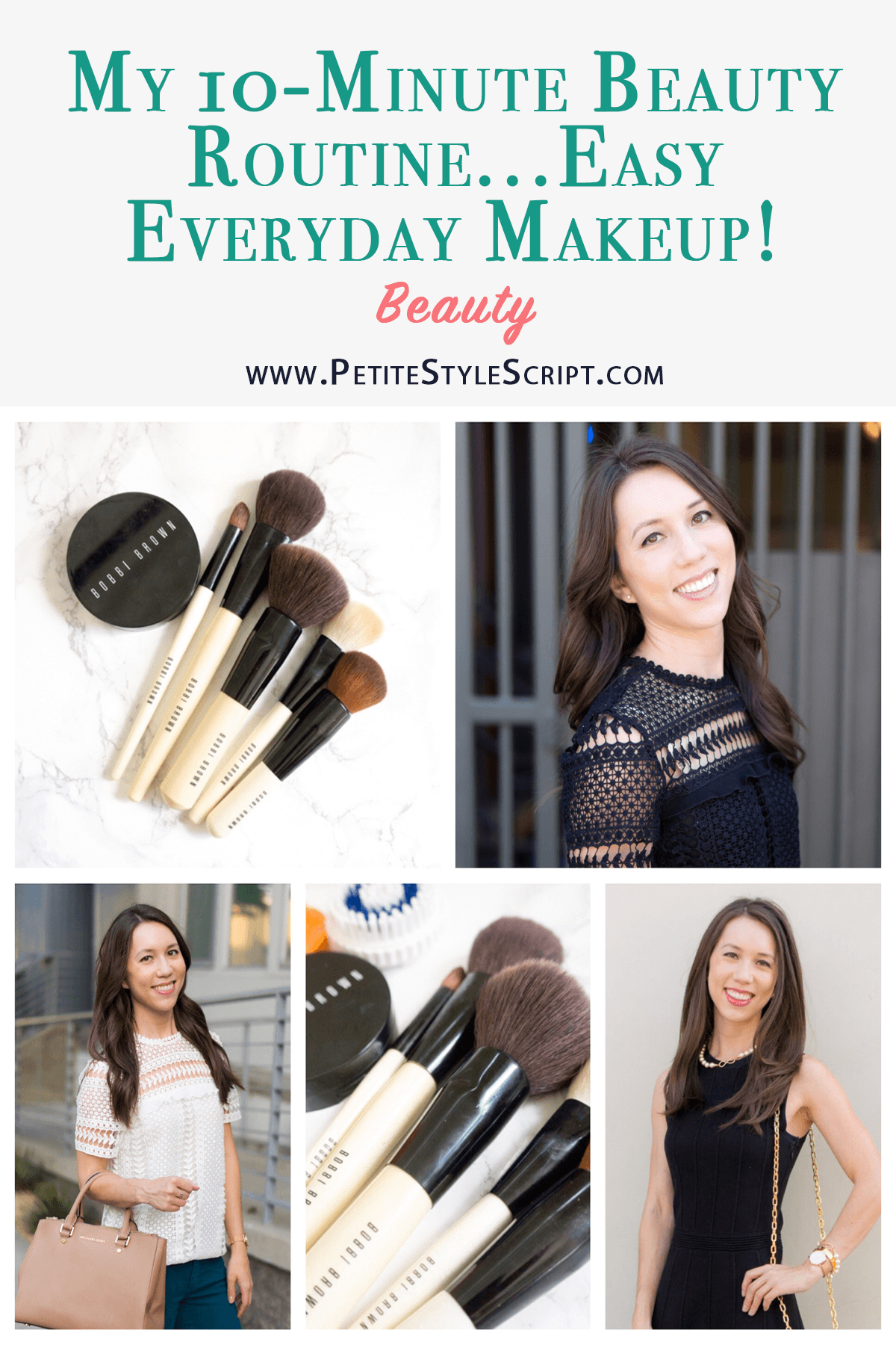 Everyday simple makeup routine | 10-minute beauty routine regimen | Easy makeup beauty looks | 2017 Sephora VIB Rouge Beauty Insider Sale | Beauty gift recommendations | Fresh Sugar | Bobbi Brown tinted moisturizer | Laura Mercier Lip Glace | Holiday gift ideas