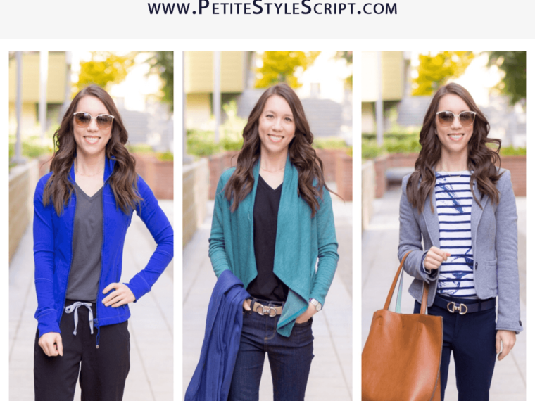 3 go-to travel outfits | What to wear on a plane | Comfy travel outfit ideas for women | Petite fashion style blog | holiday travel plans & guide | M. Gemi Cerchio sneakers review | Nordstrom street level Reversible tote | FIGS Jogger pants | underscrub tee | Bobeau wrap cardigan | dark wash jeans | striped tee | sweater blazer