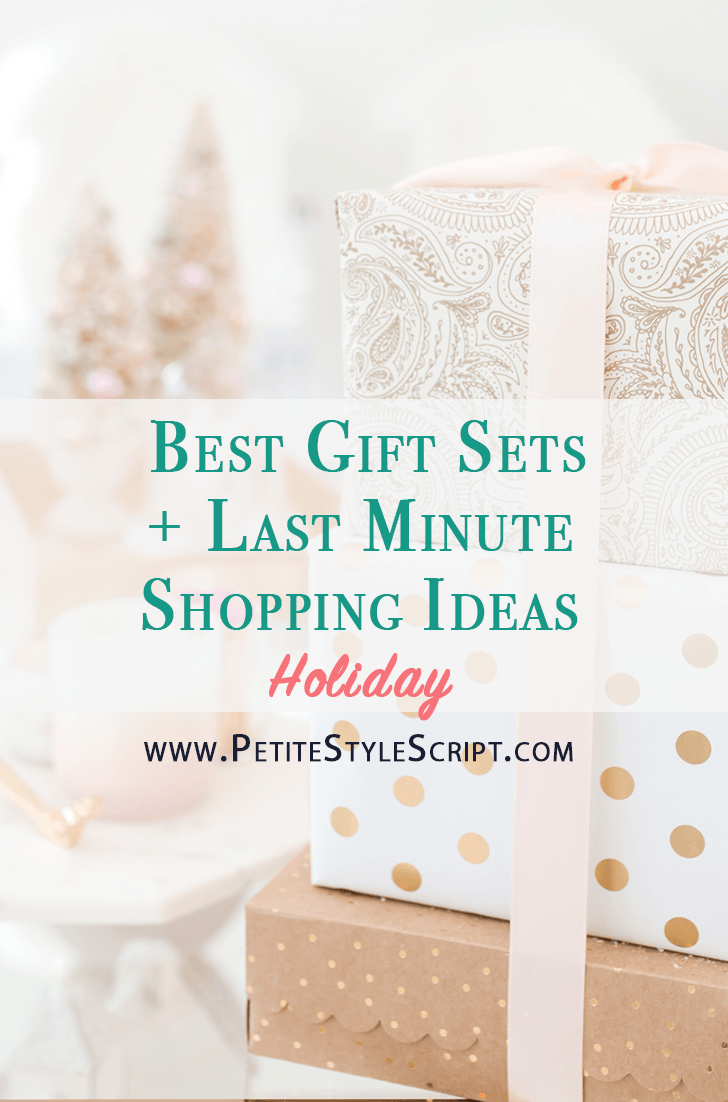 Best Gift Sets | Last minute shopping ideas | Holiday gift guide | Christmas gifts | Fresh beauty lip set | Dermalogica limited edition age smart sets | Aveda limited edition sets hand cream | Benefit Nepal paper | Ellie activewear review | FIGS scrubs pajamas review