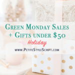Green Monday Sales + Affordable Gifts