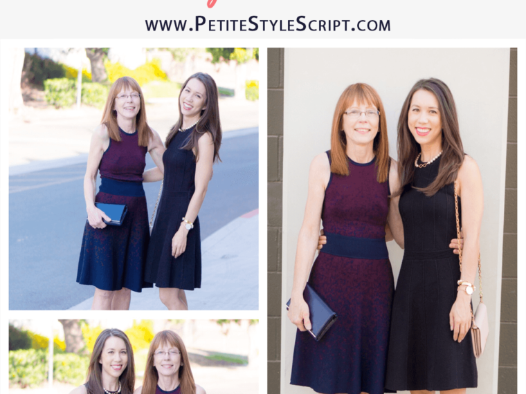 How to Style Sweater Dresses | Bridging the Gap Style Edition | Mother-daughter style advice | Petite fashion and style blog | Ann Taylor | LOFT | Nordstrom | Macy's | Tieks ballet flats | Tory Burch wallets | KJP pearl bracelet | Pieces of Me Bracelet Cuff