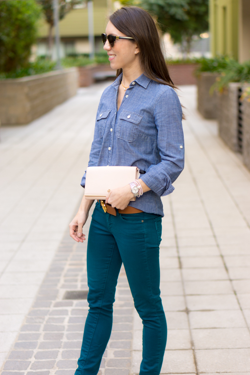 The Gibson Collective bracelet review | Custom bracelet stacks | Bracelet to fit petite wrists | Beads & Pearls bracelet | Empowering jewelry | Stefani Greenspan designer founder | Little Lady Gibson kids bracelet stacks | resilience Tory Burch wallet clutch | Tory Burch polarized sunglasses | Paige teal green denim jeans