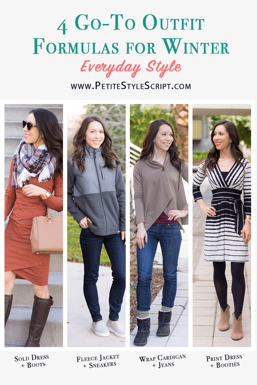 4 Go-To Outfit Formulas for Winter - Petite Style Script