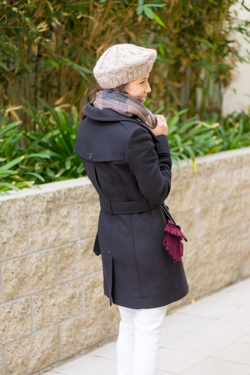 5 Winter Coats to own | Winter Wardrobe Essentials | Burberry wool coat Daylesmoore Gibbsmoore | J. Crew Lady Day wool coat | North Face ski jacket | Burberry finnsbridge haddingfield quilted coat | scarf |winter jacket | petite fashion style blog