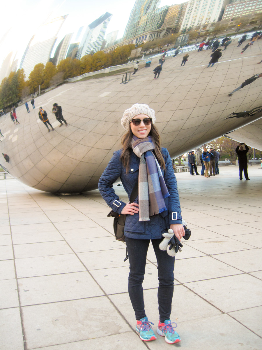 Chicago Travel Guide | What to see in 2 to 3 days | two to three day chicago trip | Skydeck | Shoreline Architectural boat tour review | Hyatt Centric Magnificent Mile | Navy Pier Ferris Wheel | Burberry Quilted Coat | Bloomingdale's Beret plaid scarf | Petite fashion style blog