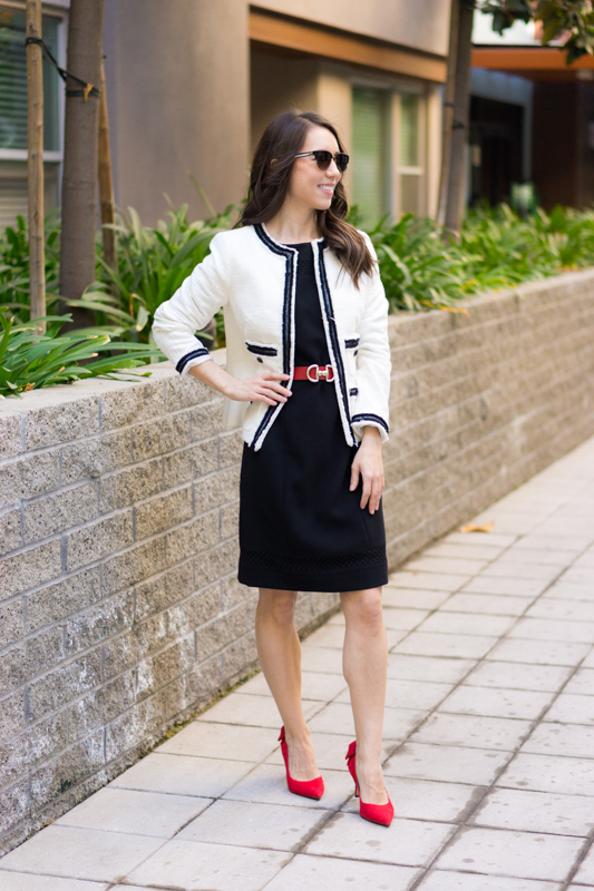 Inspired by Chanel  5 Outfit Ideas with Chanel-Inspired Blazer