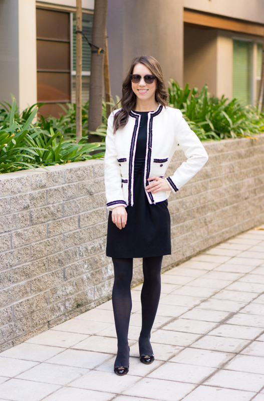 chanel jacket outfit