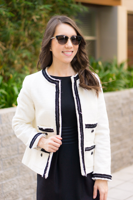 Inspired by Chanel  5 Outfit Ideas with Chanel-Inspired Blazer