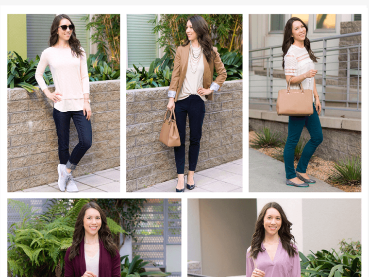 Five go-to tops to make you look effortlessly put together | tops to look instantly put together | polished outfits | easy casual outfit | easy office outfit | date night | gibson twist front | zella twist front | M. Gemi cerchio sneaker review | whbm jacket | blanknyc faux leather jacket | lush tunic blouse | madewell v-neck tee | lace tee top | J. Crew Factory drapey tee