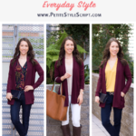 3 Ways to Style a Burgundy Cardigan