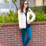 How to Style an Ivory Leather Jacket + 9 Jacket Options