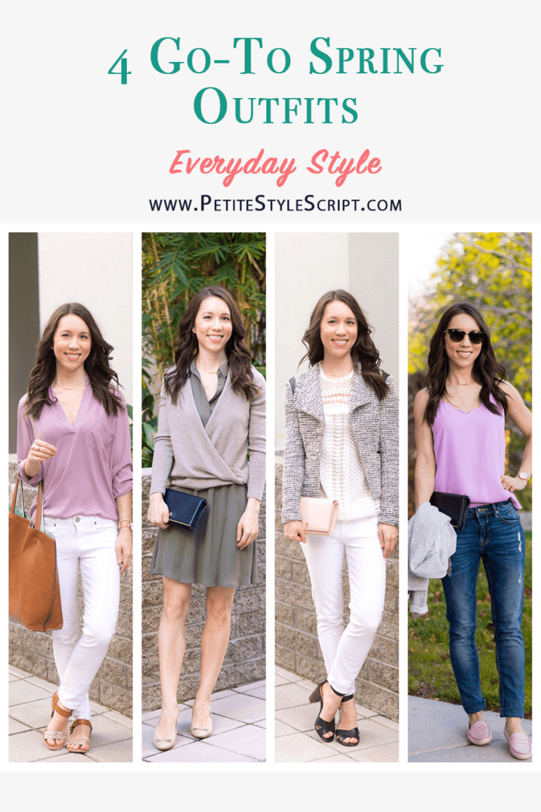 4 Go-To Spring Outfit Formulas - Petite Style Script