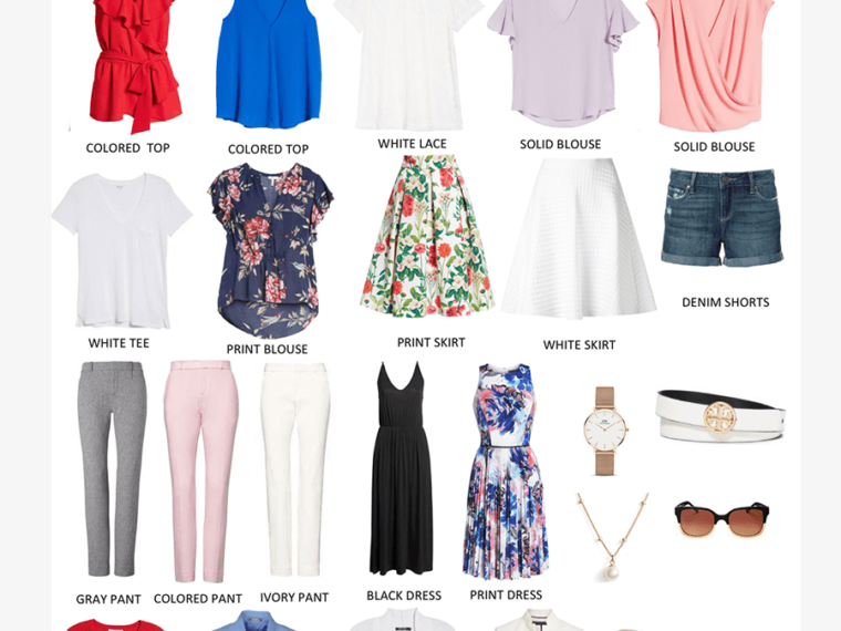 Summer Capsule Wardrobe Challenge | Project 333 | minimalist wardrobe | petite fashion and style blog | KonMari philosophy method | less is more | summer top outfits | spark joy closet