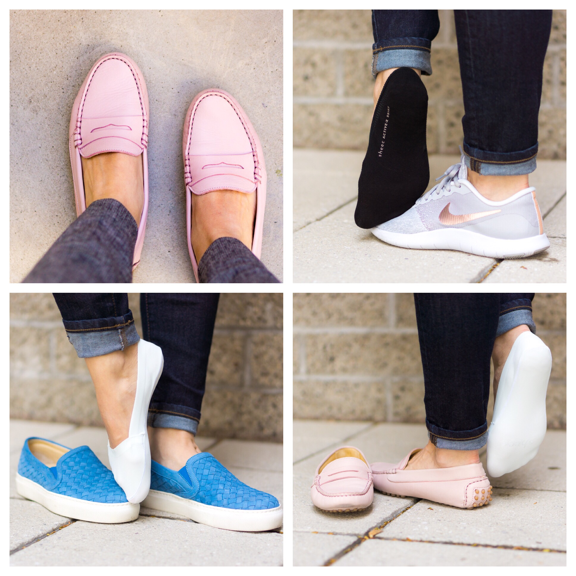 My Go-To Socks for Flats, Loafers, & Sneakers with Sheec Socks Review of the Solehugger Invisicool and Active X Reinforced Antimicrobial Sock. Perfect for Tieks ballet flats, Rothy's flats, M. Gemi loafers, and Nike sneakers or slip-on sneakers. My favorite socks by Sheec!