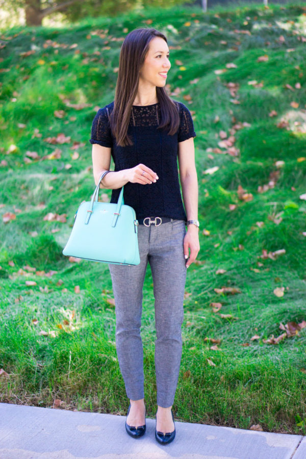 3 Ways to Style Gray & Navy Together - Petite Style Script