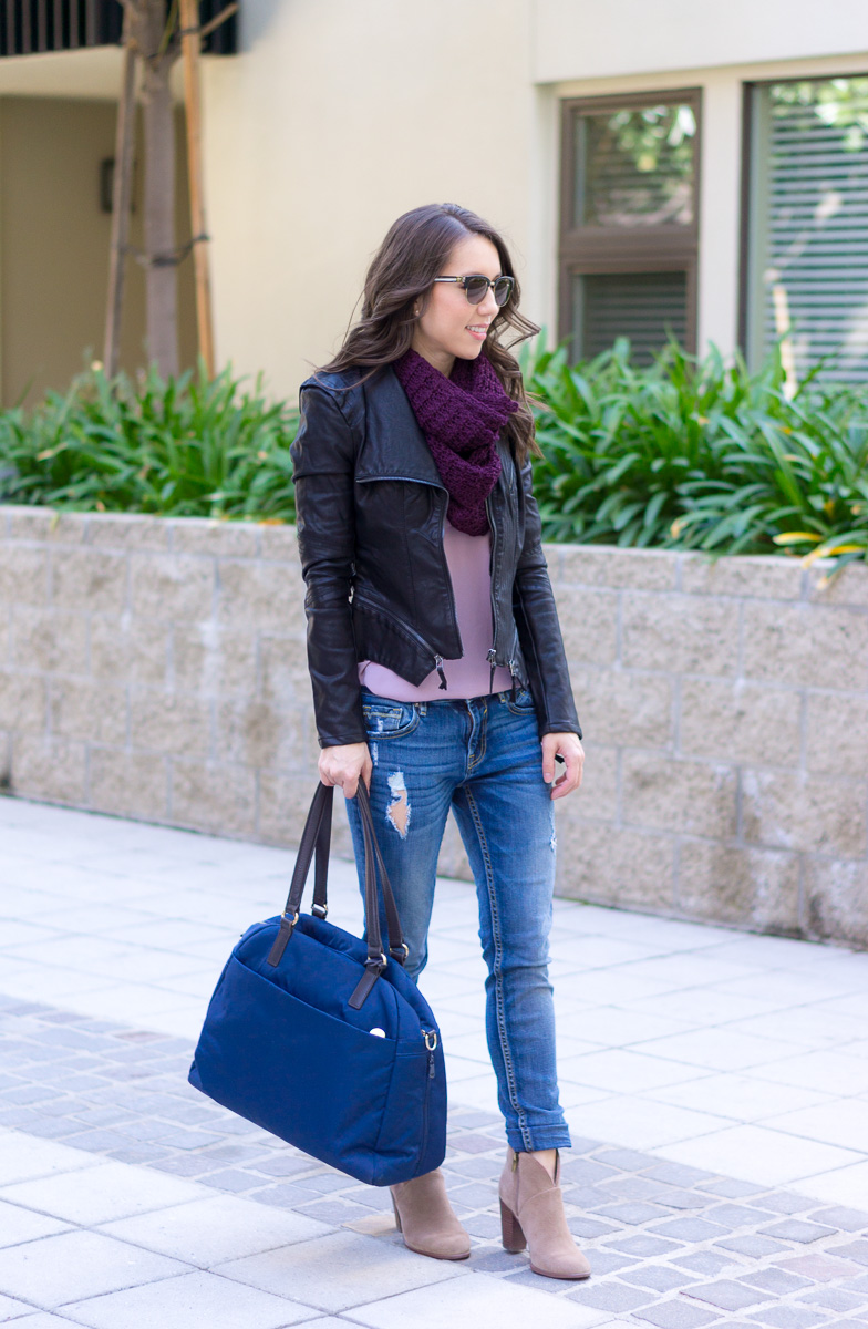 How to Outfit Plan for Fall Travel - Petite Style Script